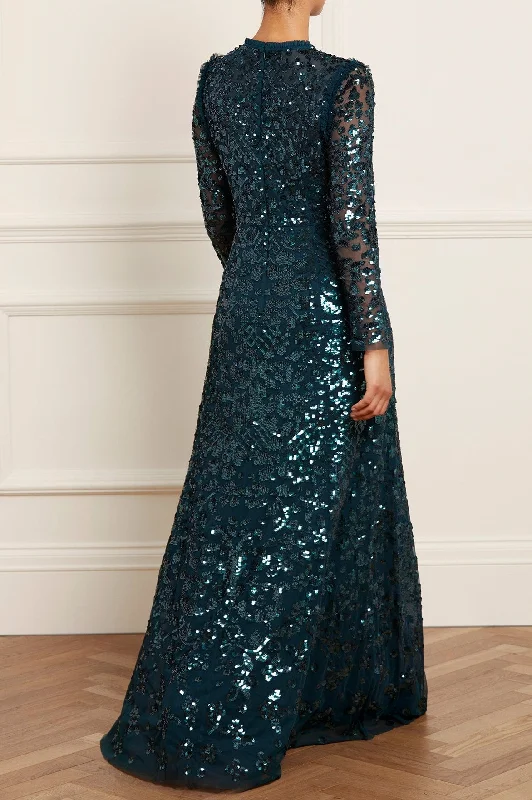 Aurelia Long Sleeve Gown