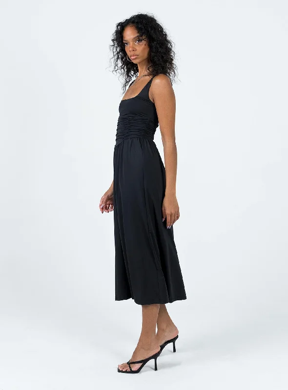 Braddon Midi Dress Black