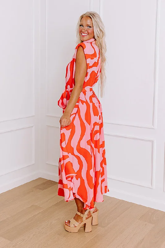 Feeling Groovy Chiffon Midi