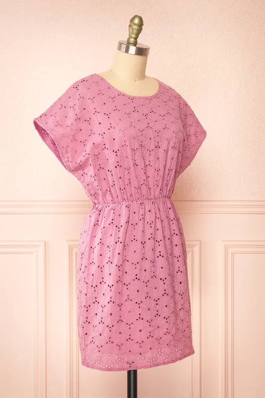 Jonesy | Short Pink Floral Dress