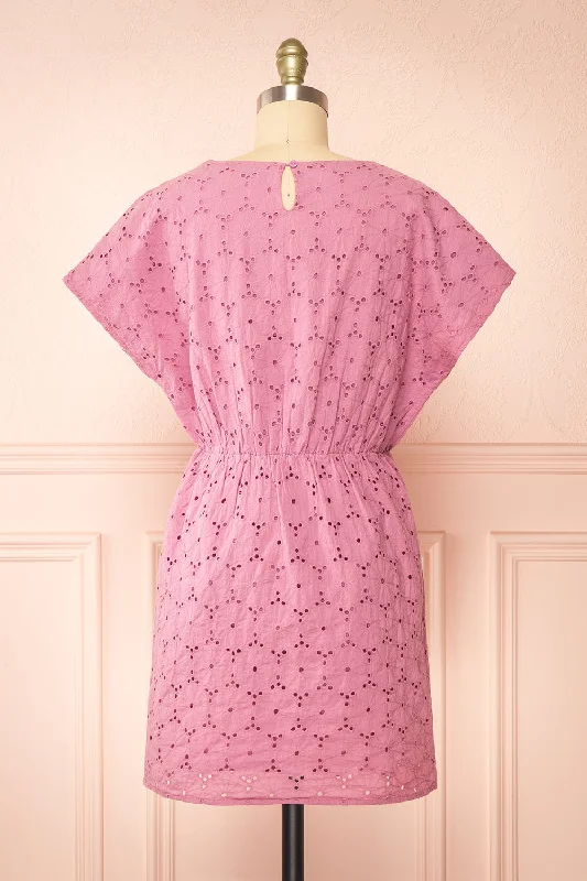 Jonesy | Short Pink Floral Dress