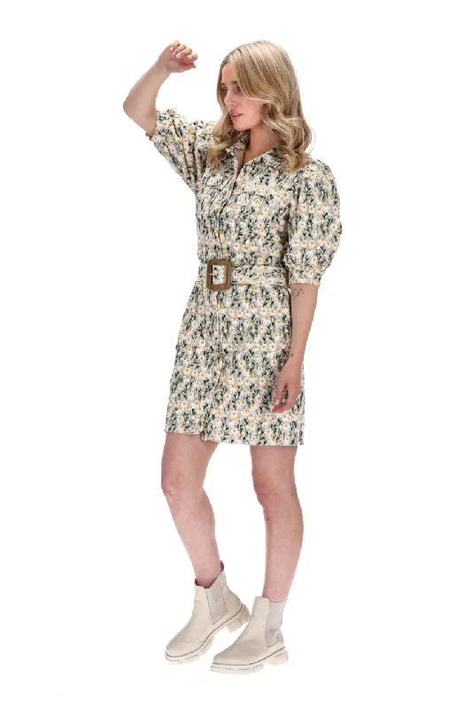 Morgan Cotton Embroidered Daisy Dress