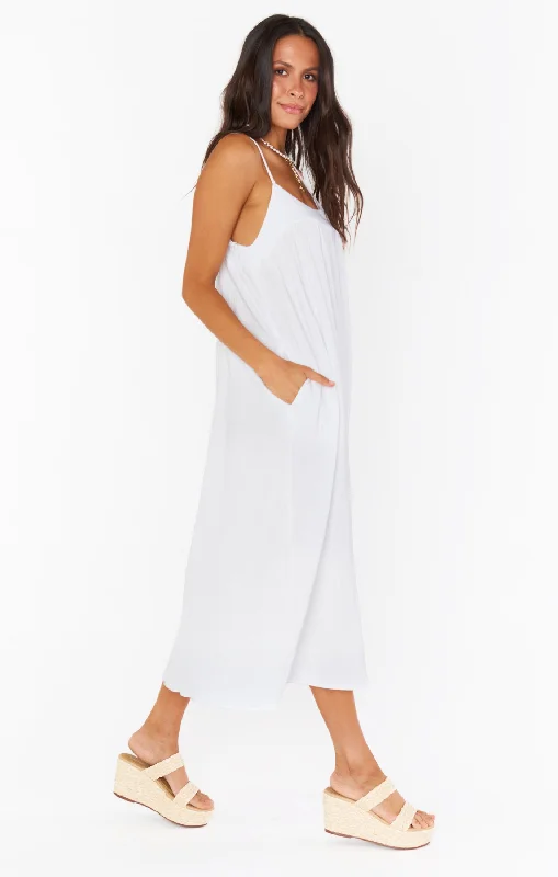 Oasis Midi Dress ~ White