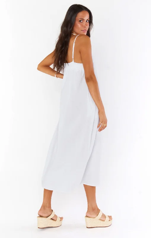 Oasis Midi Dress ~ White