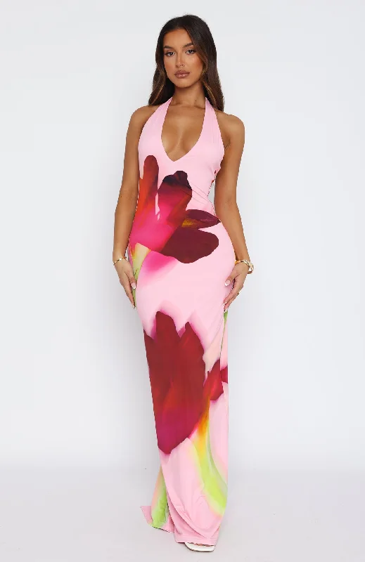 Kiwi Kisses Maxi Dress Blushing Blossom