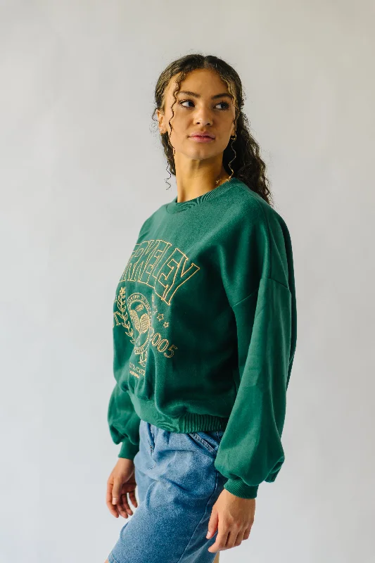 The Berkeley Graphic Sweatshirt in Hunter Green