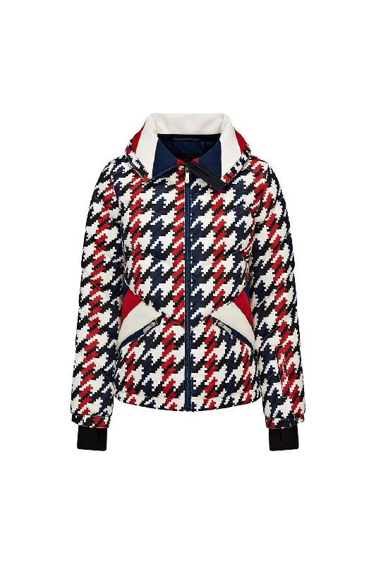 Ski Duvet Jacket - Houndstooth