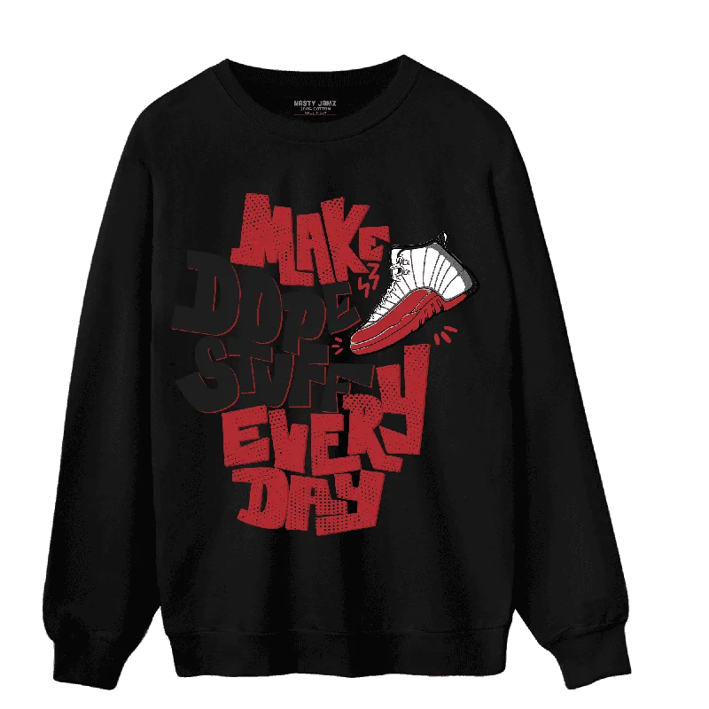 NastyJamz Cherry 12s Sweatshirt Match Dope Sneaker