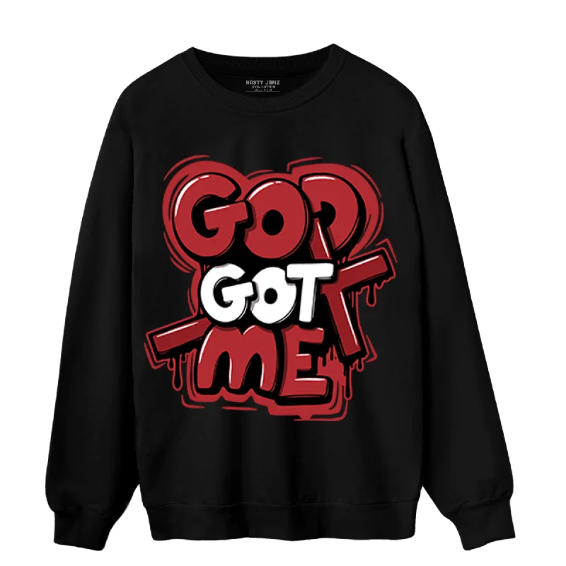 NastyJamz Cherry 12s Sweatshirt Match God Got Me