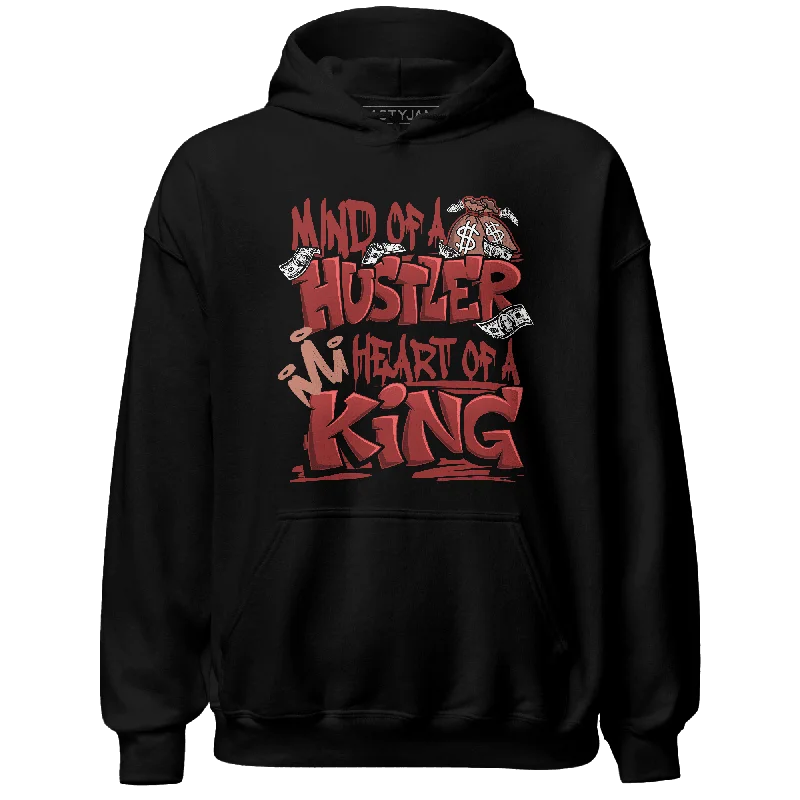 NastyJamz Dune Red 13s Hoodie Match Hustler Heart King