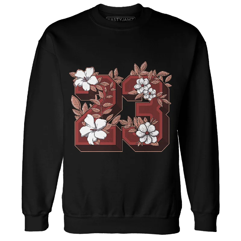 NastyJamz Dune Red 13s Sweatshirt Match 23 Floral