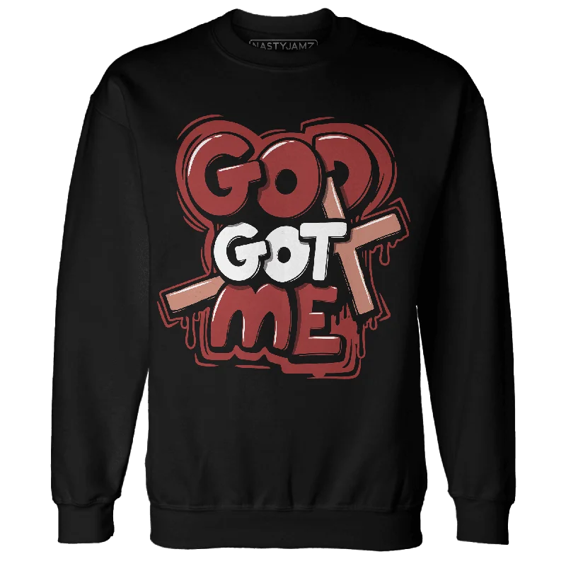 NastyJamz Dune Red 13s Sweatshirt Match God Got Me