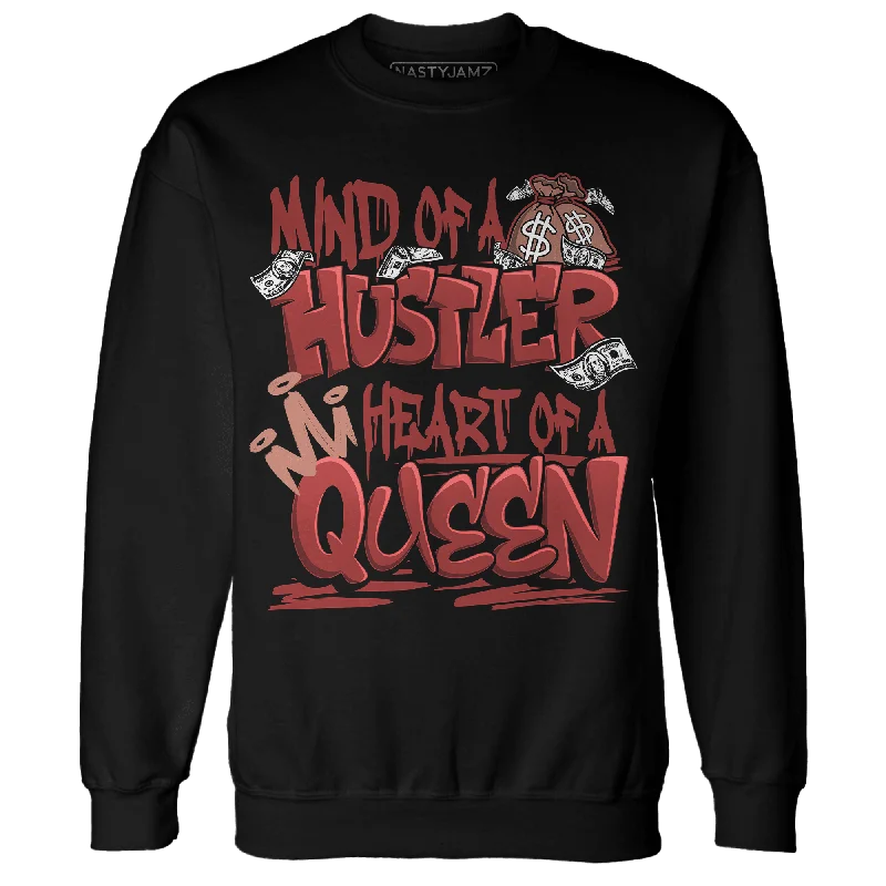 NastyJamz Dune Red 13s Sweatshirt Match Hustler Heart Queen