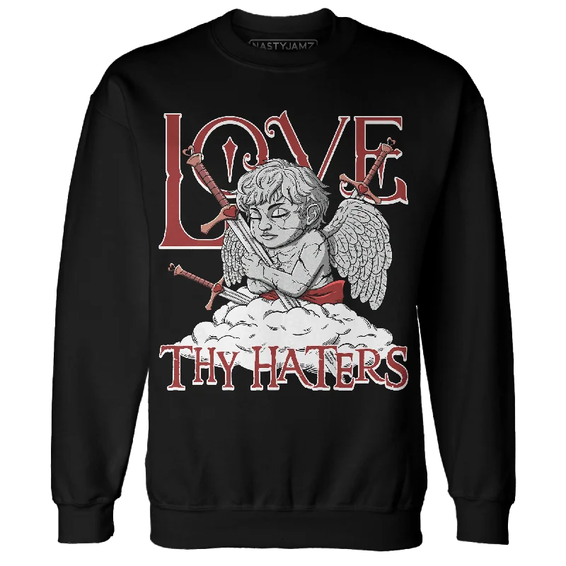 NastyJamz Dune Red 13s Sweatshirt Match Love Thy Haters Angel