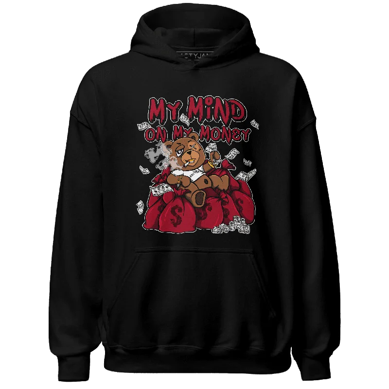 NastyJamz Retro Red Taxi 12s Hoodie Match My Mind On My Money BER