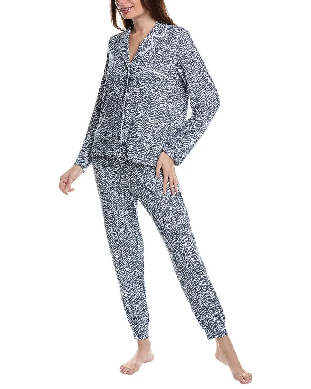 DKNY 2pc Notch Top & Jogger Sleep Set