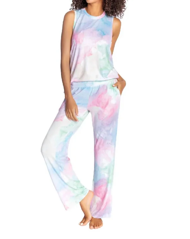 Watercolor Expressions Lounge Pants In Multi