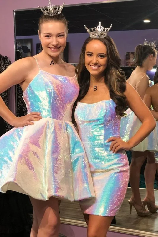 2021 short sequined party dresses for homecoming dancing or sweet 16 party.   cg16380