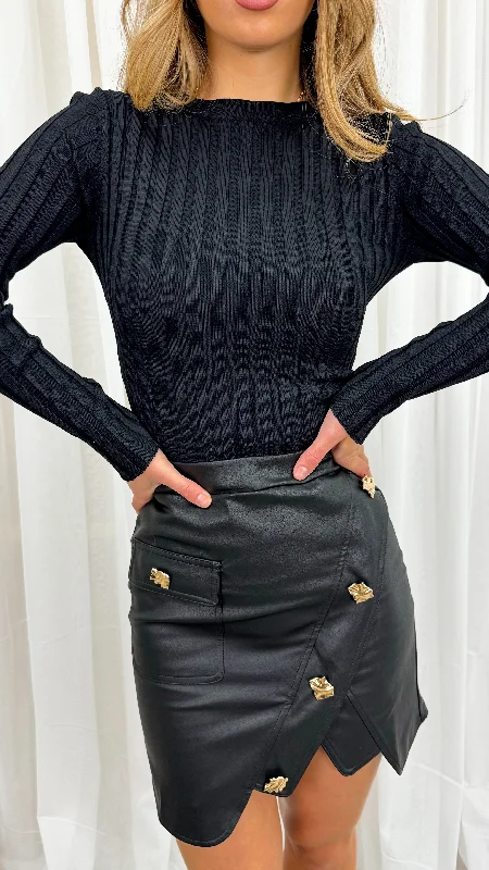 BAMBI SKIRT - BLACK