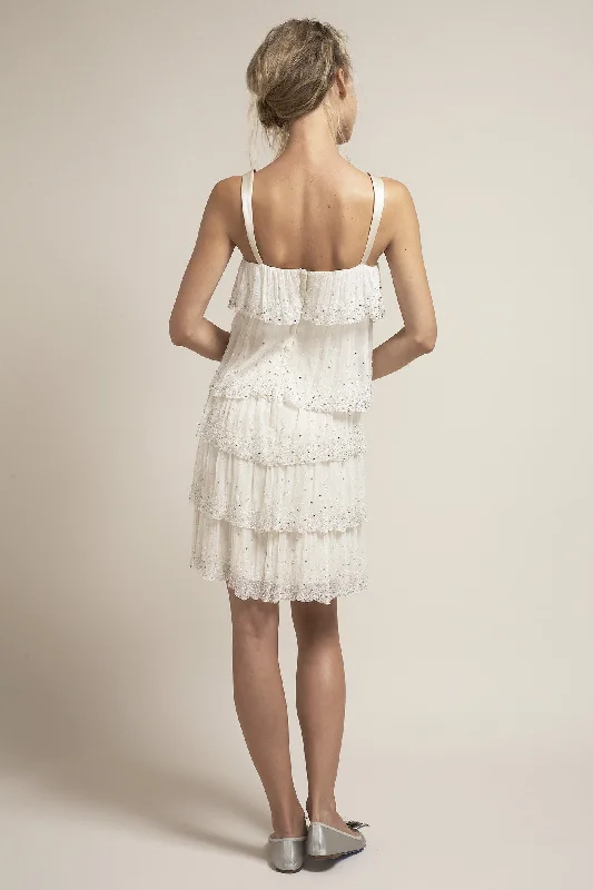 BP6252 Short Flapper Wedding Dress