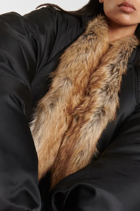 Selena Fur-lined Puffer Jacket