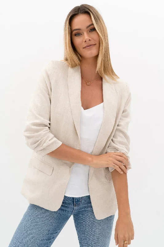 Seville Natural Linen Jacket