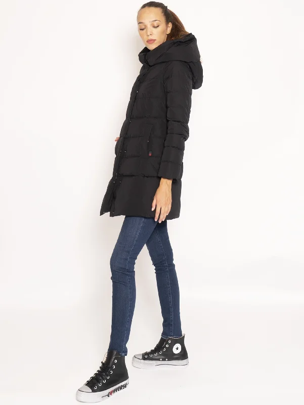 Giaccone Parka in City Fabric - Nero