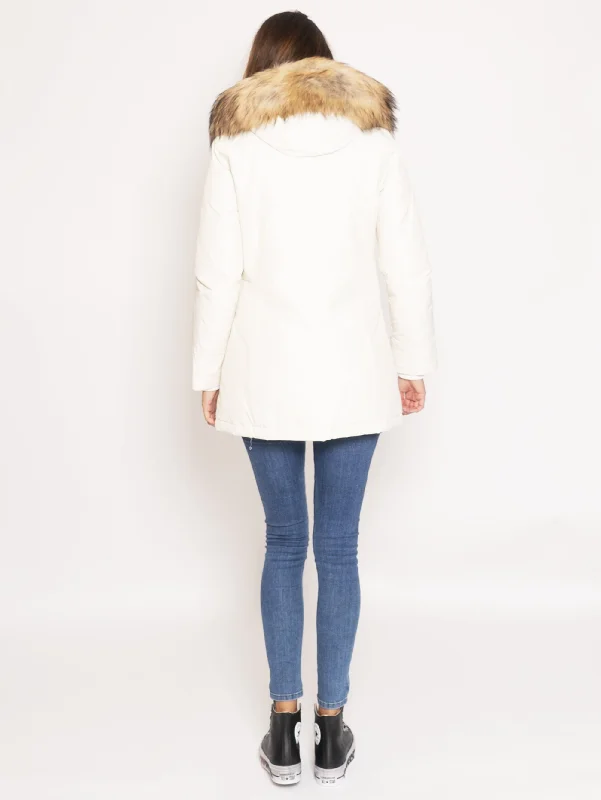 Giaccone Parka in Ramar - Bianco