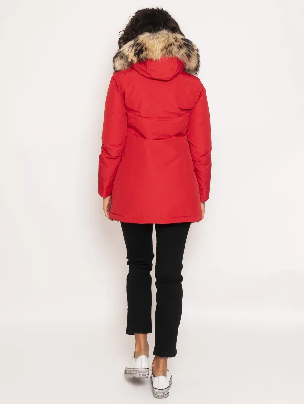 Giaccone Parka in Ramar - Rosso