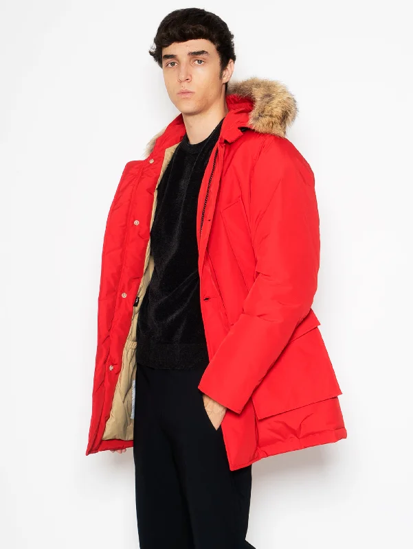 Giaccone Parka in Ramar Rosso