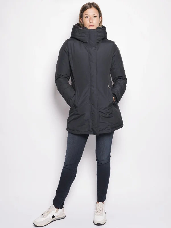 Parka con Pelliccia Rimovibile Blu